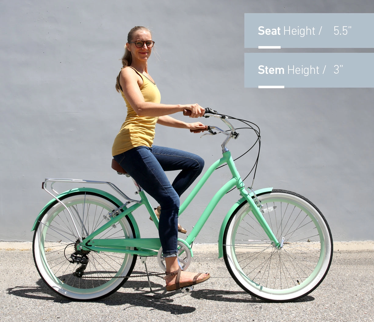 sixthreezero EVRYjourney Women's Casual Edition 7-Speed w/ Integrated Cable Lock, Light and Basket