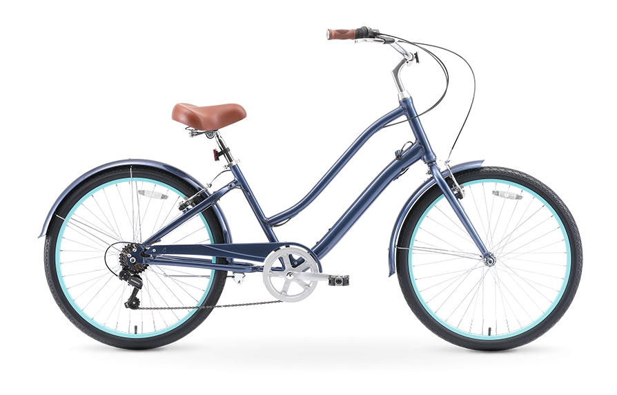 sixthreezero EVRYjourney Women's Casual Edition 7-Speed w/ Integrated Cable Lock