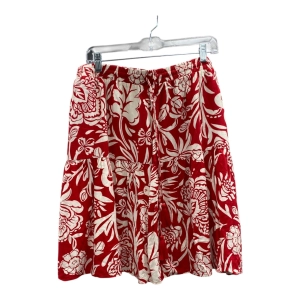 Skirt Mini & Short By Knox Rose In Red & White, Size:16