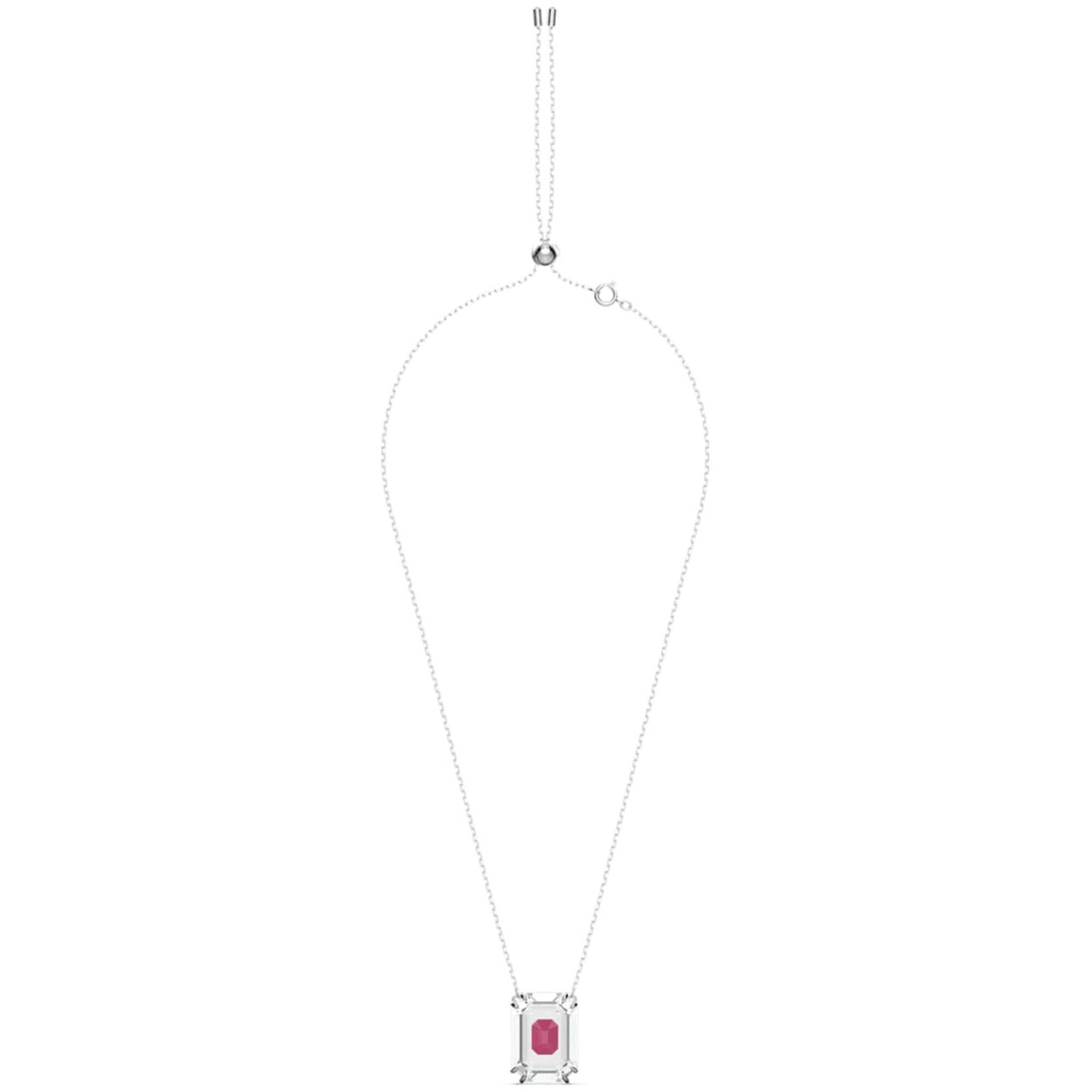 Swarovski Women's Necklace - Chroma Octagon Cut Crystal with Rhodium Plated | 5608647