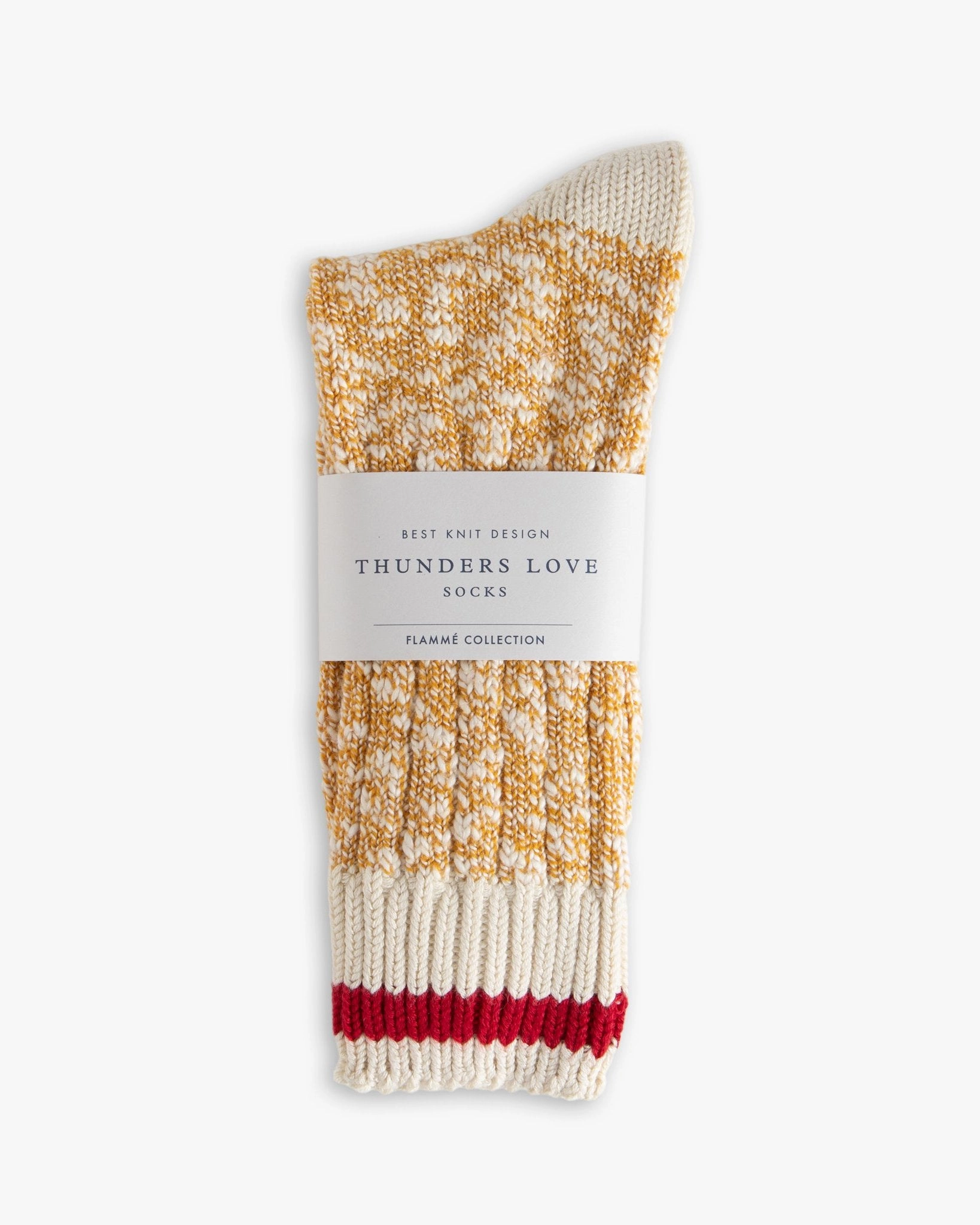 Thunders Love Flammé Collection Socks - Douglas Mustard