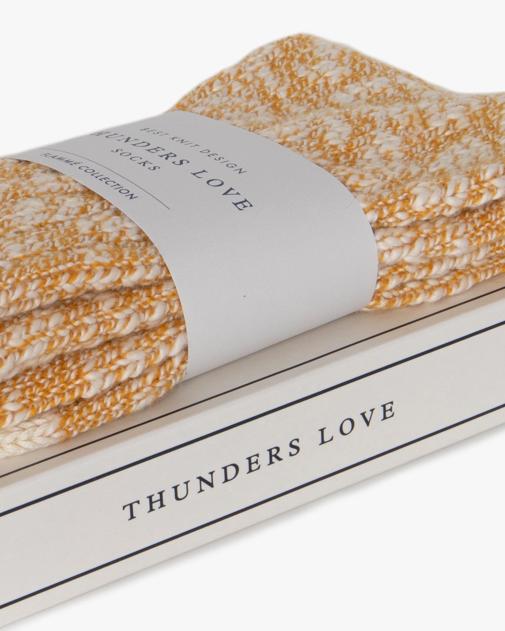 Thunders Love Flammé Collection Socks - Douglas Mustard