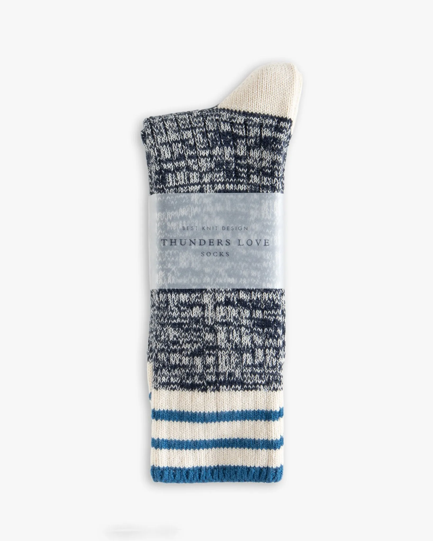 Thunders Love Nautical Turn Socks - Oceanside Navy