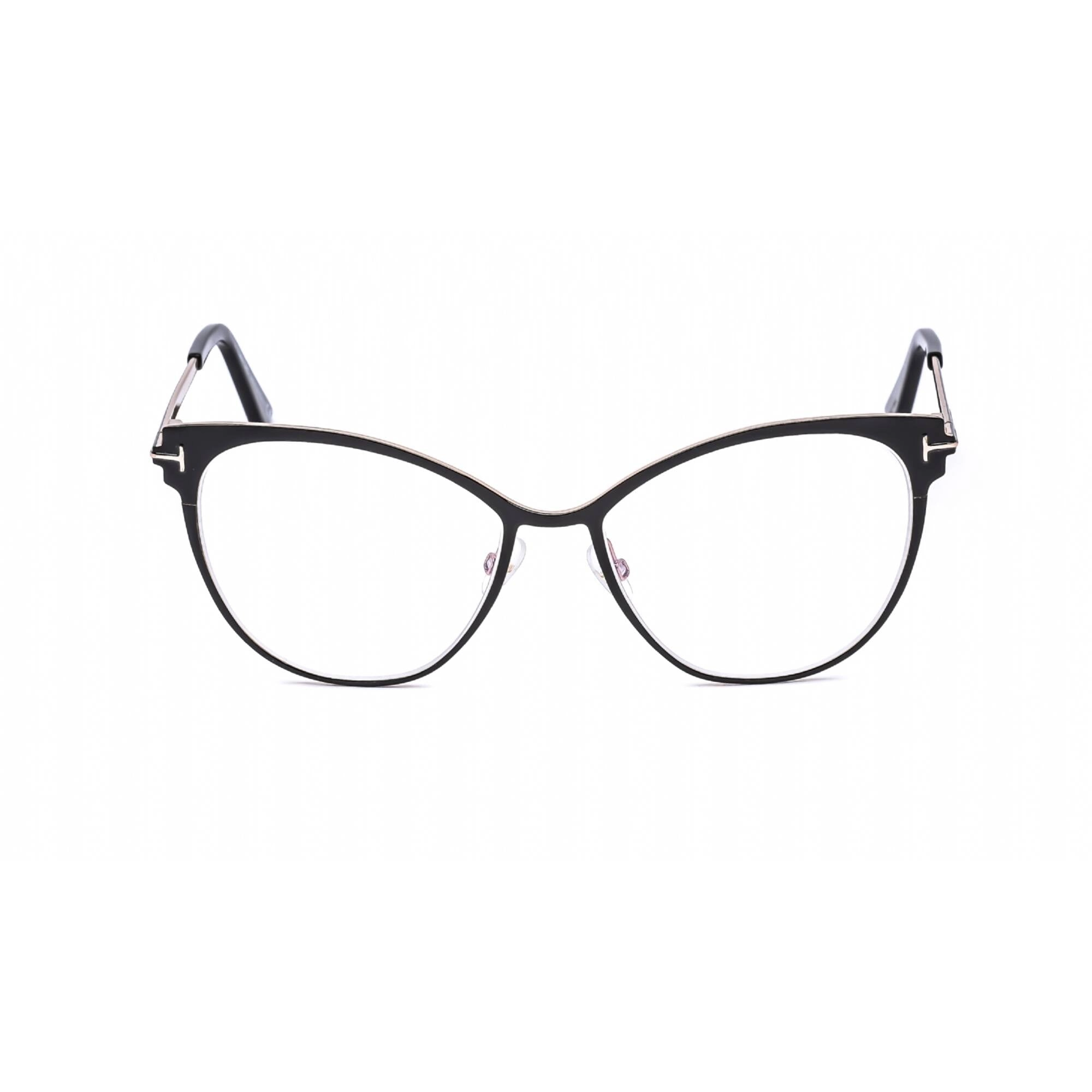 Tom Ford Women's Eyeglasses - Black Plastic Cat Eye Full Rim Frame | FT5530-B 001