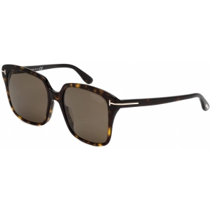 Tom Ford Women's Sunglasses - Full Rim Dark Havana Rectangular Shape | FT0788 52H