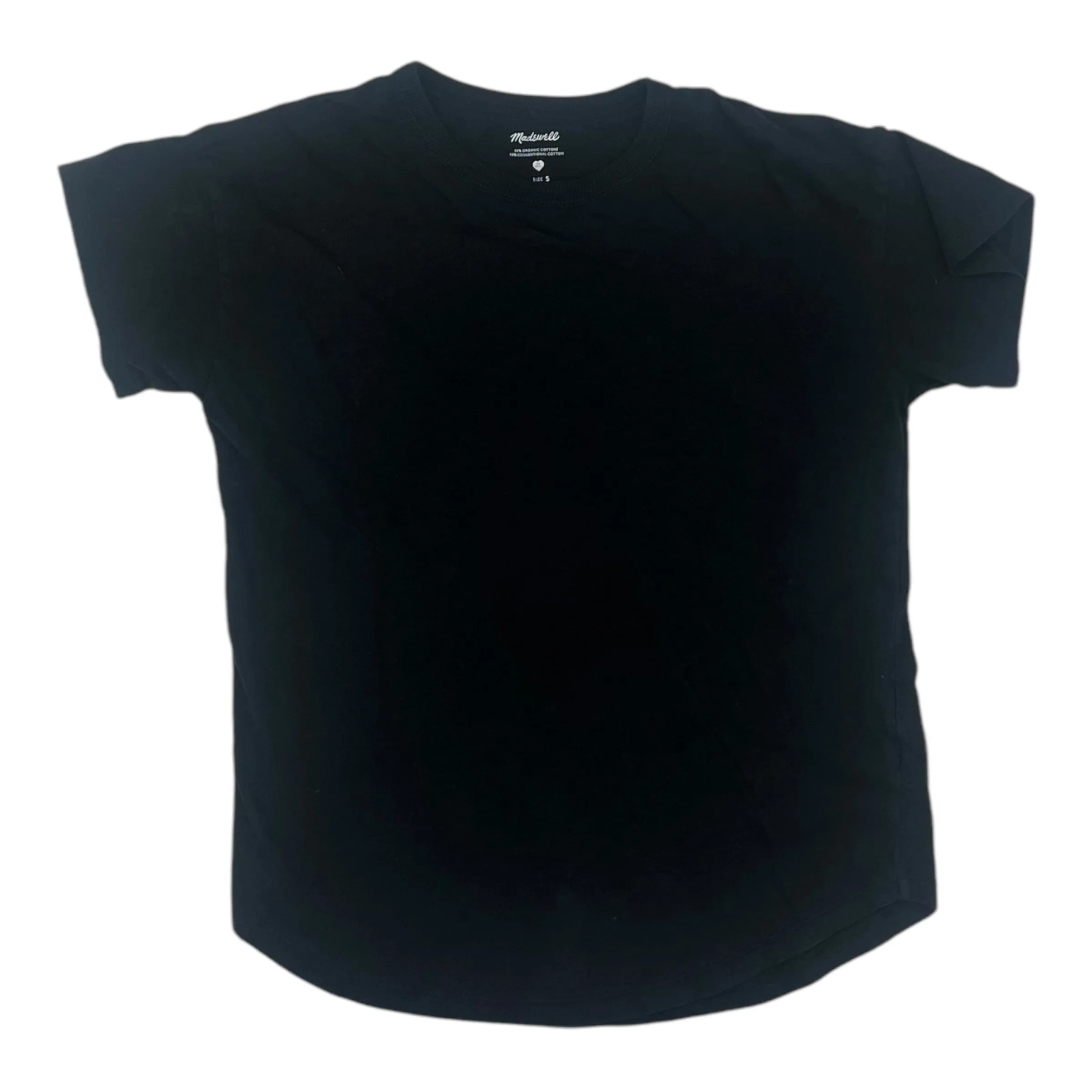 Top Ss Basic By Madewell In Black, Size:S