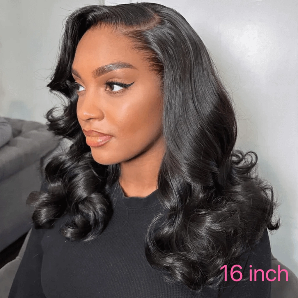 Tuneful Loose Body Wave Elegant Short Wavy Shoulder Length Wigs