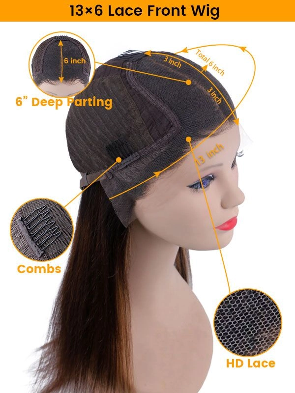 Undetectable HD Lace 180% Loose Wave Lace Front Human Hair Wigs NCF62