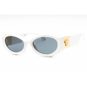 Versace Women's Sunglasses - White Plastic Oval Shape Full Rim Frame | 0VE4466U 546280