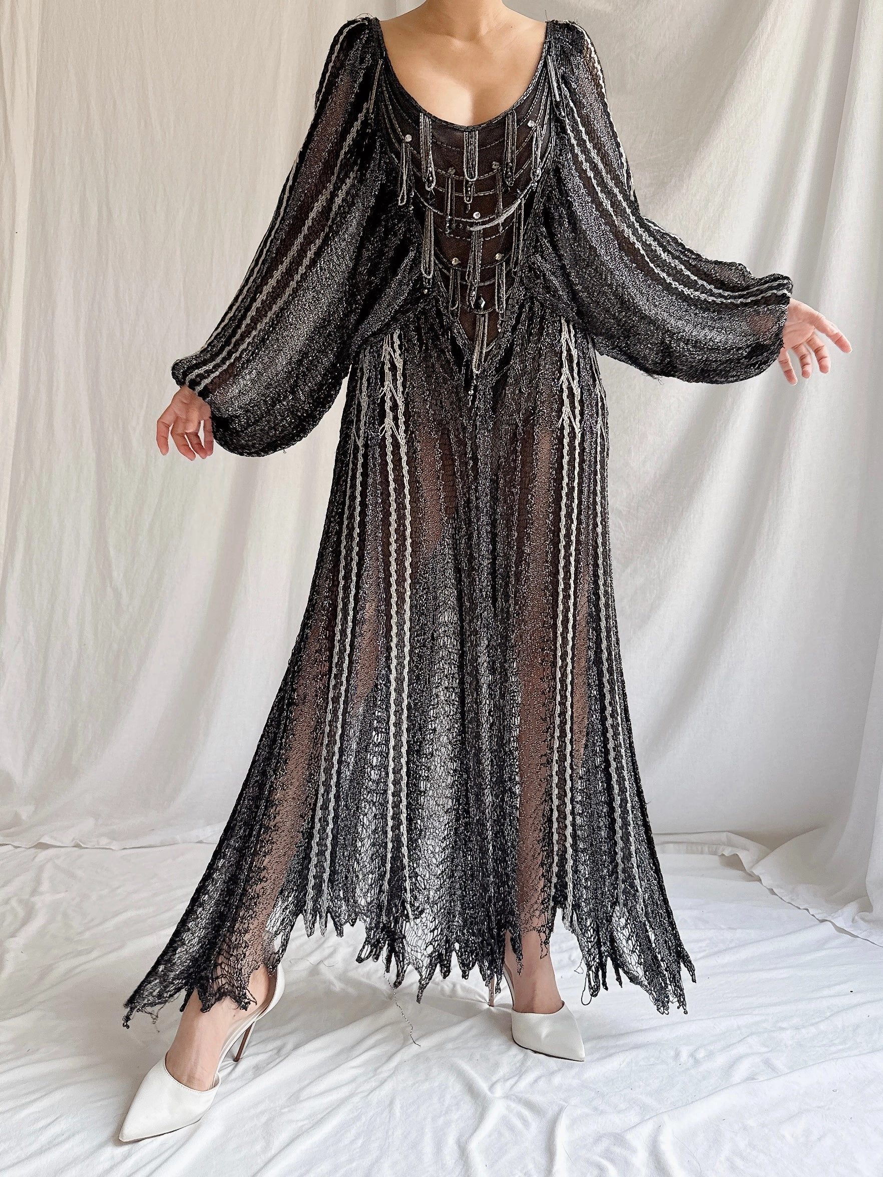 Vintage MALI Spain Knit Dress - OSFM