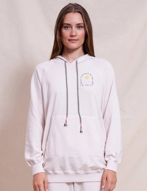 Women's Le Soleil Boyfriend Hoodie & Le Soleil Jogger in Oyster