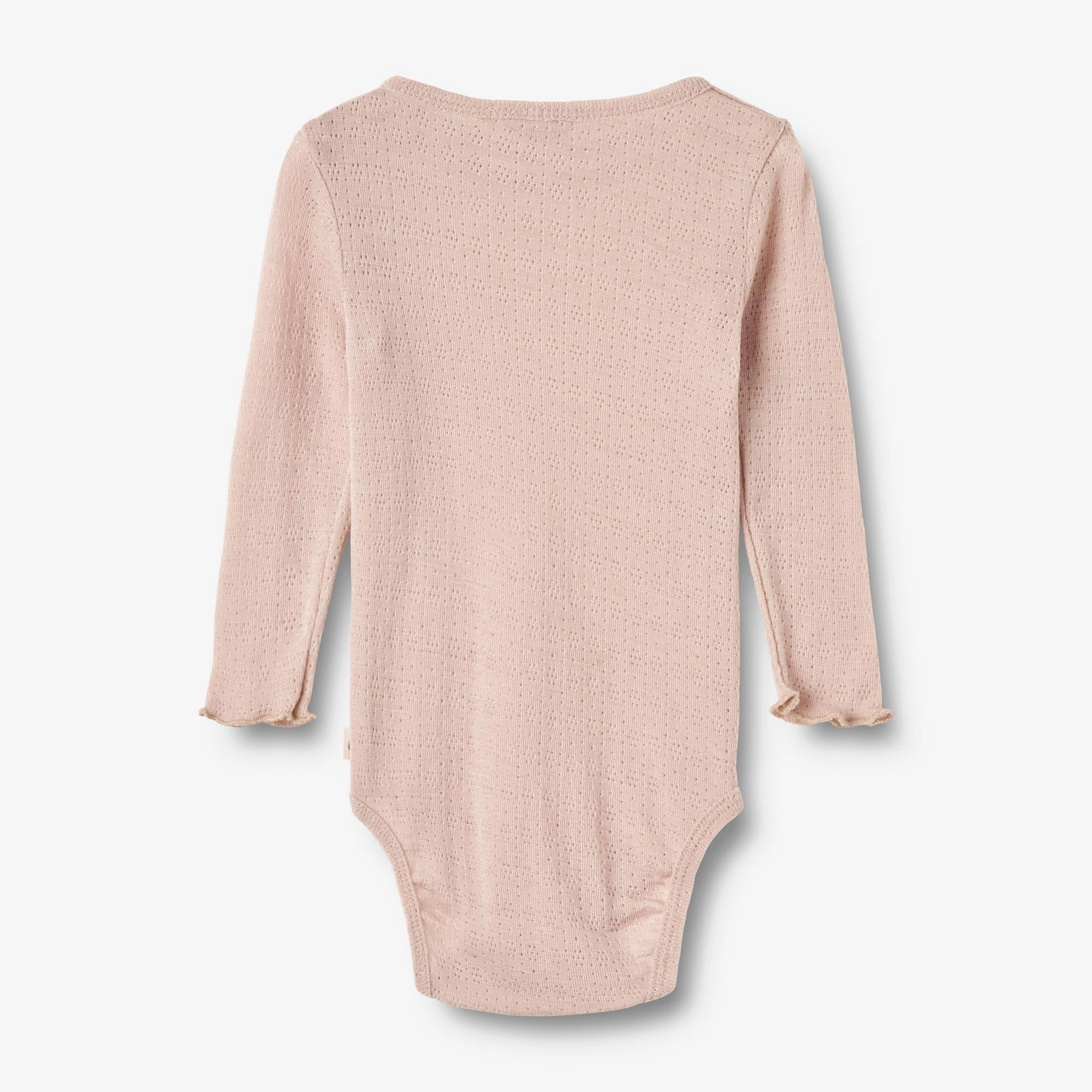 Wool Silk Body L/S Liea - pale lilac