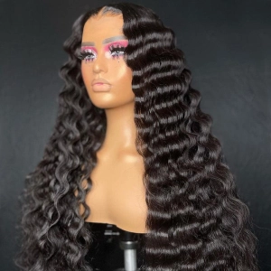 WOWANGEL Wear & Go 5X5 Skinlike Real HD Lace Closure Wig Loose Deep Wave