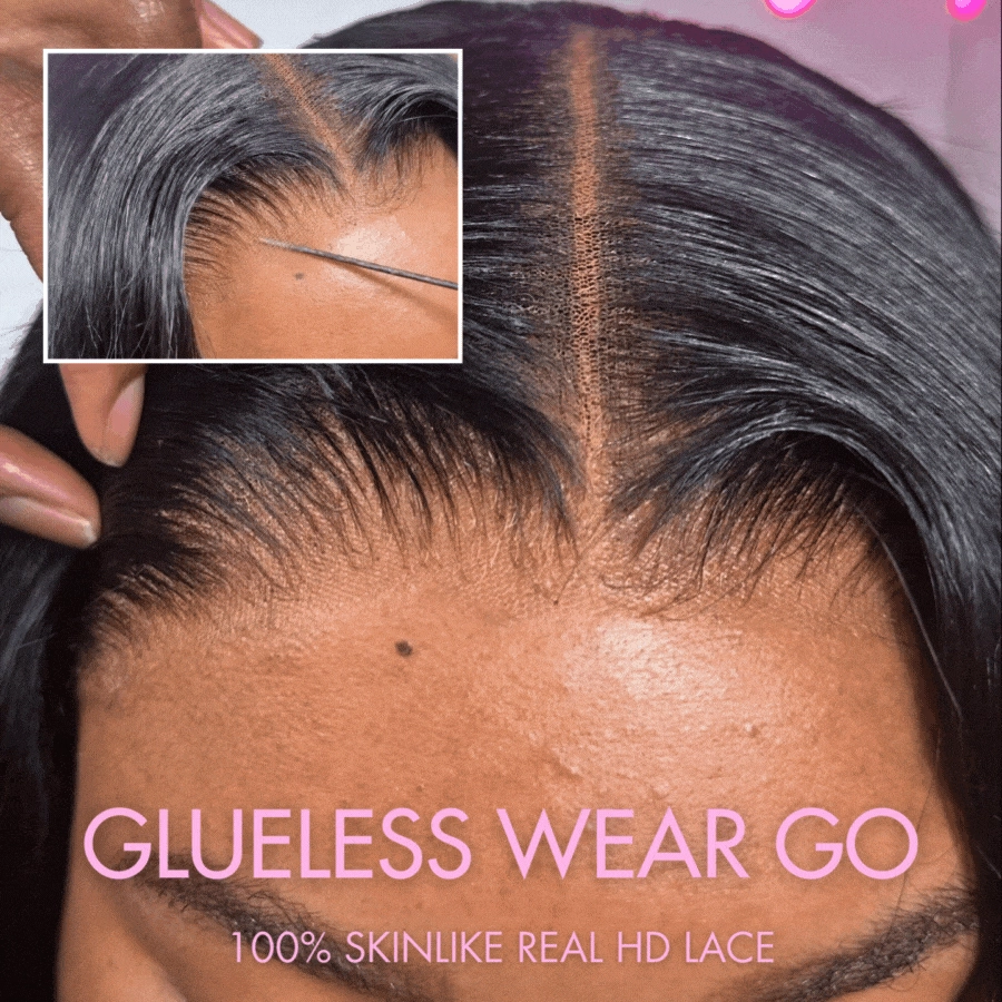WOWANGEL Wear & Go 5X5 Skinlike Real HD Lace Closure Wig Loose Deep Wave